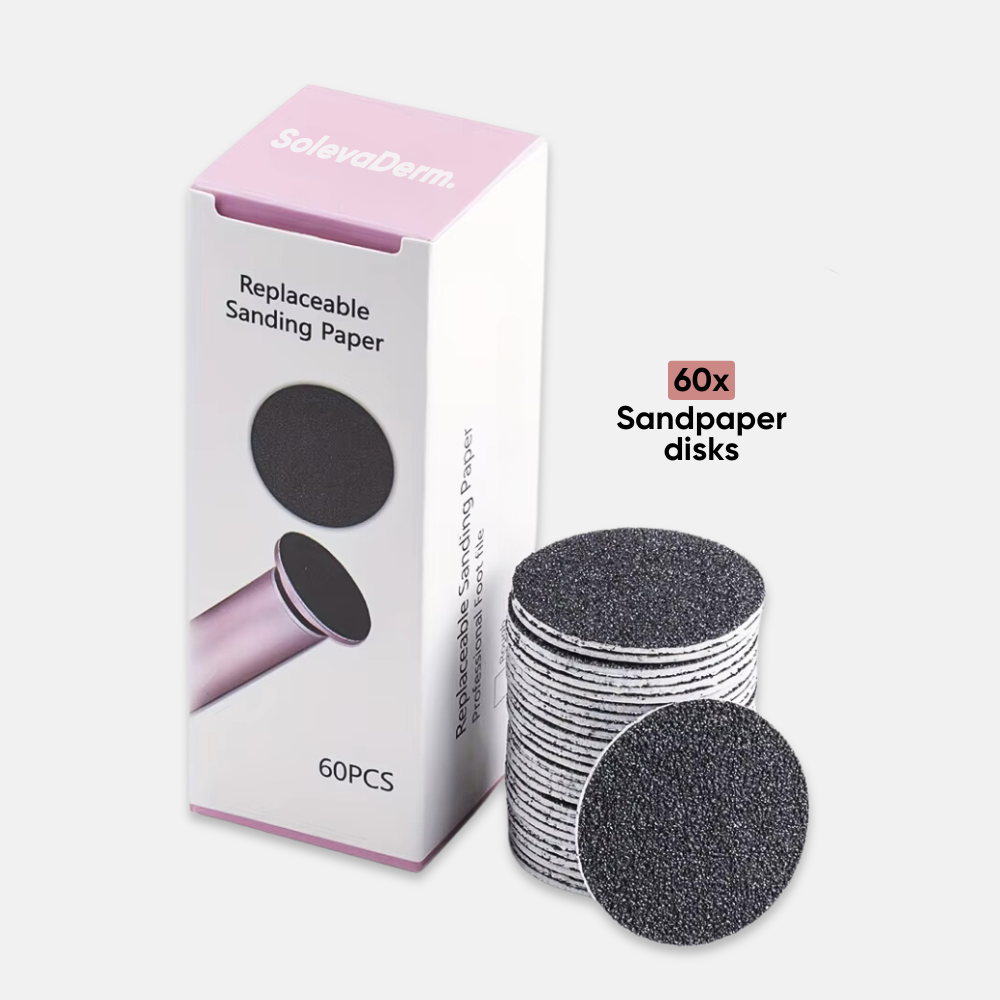 60-Pack Sandpaper Disks